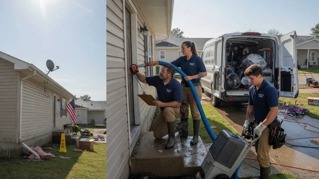 Ceiling Water Damage Restoration in Commerce, TX near me